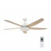 Lucci air Lucci air 213176-LED Stropný ventilátor LOUISVILLE 1xGX53/18W/230V drevo/bílá+DO FAN00275 + záruka 3 roky zadarmo