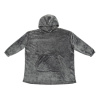 Firetrap Unisex Kids Fleece Snuggle Hoodie Grey 7-10 Yrs
