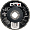 Kotouč lamelový korundový 125 x 22,2 mm vypouklý brusný P60 Yato YT-83293