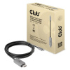 club3D USB-C® / HDMI prepojovací kábel USB-C ® zástrčka, Zástrčka HDMI-A 3.00 m čierna/sivá CAC-1587 HDMI kábel; CAC-1587