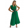 Dámske šaty 485-1 - Numoco basic Zelená Univerzální