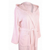 Tegatextil.sk - šité našimi krajčírkami Župan froté ružový Veľkosť: S, strih: kapucňa