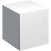 GEBERIT Xeno2 závesná nízka bočná skrinka, 2 zásuvky, 450 x 462 x 510 mm, biela/lakované s vysokým leskom, 500.504.01.1