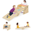 Costway Montessori multifunkčná preliezačka (4 v 1)