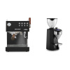 Ascaso Steel DUO PID PLUS, Black&Wood + Rocket Espresso SUPER FAUSTO, black
