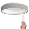 Solight WO768-G LED stropní světlo kulaté Treviso, 48W, 2880lm, stmívatelné, dálkové ovládání, šedá