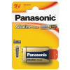 batéria 6f22 (9v) alkalická panasonic power alk 6lr61 1ks / blister