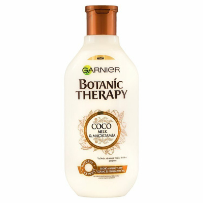 Garnier Botanic Therapy Coco milk & Macadamia vyživujúci šampón na dehydratované až suché vlasy,