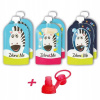 Zebra&Me plniteľné kapsičky pre deti na opakované použitie 150 ml 6ks