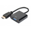 DIGITUS Digitus HDMI/VGA/3.5mm VGA (D-Sub) Čierna (DA-70461)
