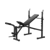 Gymrex Multifunkčná posilňovacia lavica - nosnosť až 100 kg - nastaviteľná - sklon 180–152° GR-TB 52