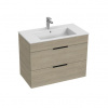 Jika Skrinka Cube s umývadlom 80 cm, jaseň H4537621765141
