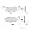TRW Brzdové doštičky Standard TRW Alternative: 7378763 pre Suzuki VZ800 Marauder 1997-2003