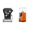 Ascaso Dream ONE, Anthracite + Eureka Mignon Specialita, CR orange