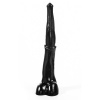 Animals Toro Bravo, čierne vinylové dildo – býk 37,5 x 2,2–5,5 cm
