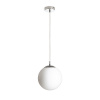 RENDL LUNA 25 závesná opálové sklo/chróm 230V LED E27 15W