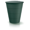 Sud na dažďovú vodu 210L SMOOTH IDSM210-G851 zelený plastový PROSPERPLAST