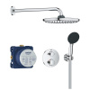 GROHE Precision Thermostat - Podomietkový sprchový systém s Vitalio Start 250, chróm 34883000