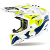 prilba AVIATOR 3.0 Spin, AIROH (žltá/modrá, XL) 2023