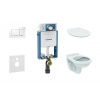 Geberit Kombifix - Set predstenovej inštalácie, klozet Alpha s doskou, tlačidlo Sigma30, chróm 110.302.00.5 ND6
