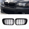 Predná Mriežka Nárazníka predný nárazník atrapa Čierny lesk pre BMW E46 SEDAN TOURING LIFT 2001-2006