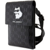 Púzdro Karl Lagerfeld Saffiano Monogram Wallet Phone Bag Choupette NFT, čierne
