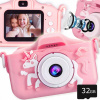 Fotoaparát Jednorožec pre deti digitálny fotografický + karta 32Gb kamera 3L+