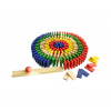 2Kids Toys - farebné drevené domino 400 ks 2D98273 + záruka 3 roky zadarmo