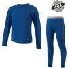 SENSOR MERINO AIR SET dětský triko dl.rukáv + spodky tm.modrá - 120