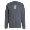 adidas Jude Bellingham Long Sleeve T-Shirt Dark Grey M