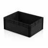 TBA Plastové obaly s.r.o. Plastová ESD Euro prepravka 800x600x320 mm, plný úchyt