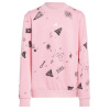 Sweatshirt adidas Bluv Q3 Sweat Jr. IA1576 (128957) Black/Green 140 CM