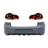 KITT Rear Bumper with Taillights Full LED suitable for VW Golf VI (2008-2013) R20 Design Dynamic Sequential Turning Light (LHD and RHD)
