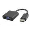 PREMIUMCORD Redukce DisplayPort - VGA 15cm (M/F, černá) kportad05