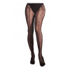Sexy vzorované sieťované pančuchy SGK09 čierna