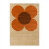 Moderní koberec Orla Kiely Flower Placemen pumpkin-ecru 158203 - Brink & Campman