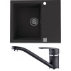 Set Alveus (dřez Cadit 10 Black 91 + baterie Nina Black 91) SETA22170