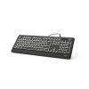 Hama KC-550 CZ/SK podsvietená 182671 - Klávesnica