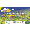 Ručně malovaná cyklomapa Kroměřížsko