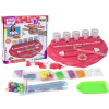 LEAN TOYS Sada na výrobu náramkov s diamantmi a srdiečkami