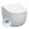 Kerasan FLO závesná WC misa, Rimless, 37x54 cm, biela SPH 311101