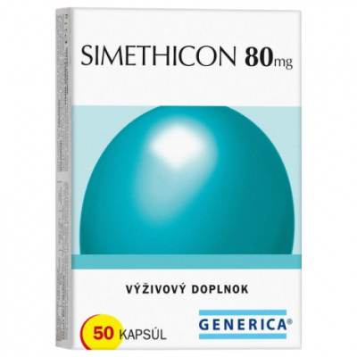Generica Simethicon 80 mg 50 kapsúl