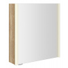 Sapho ALIX galérka s LED osvetlením 66x70x17,5cm, ľavá/pravá, dub Alabama SPH AX166-0022
