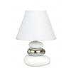 Stolná nočná lampa E14 biela Classic Salem 4949 Rabalux