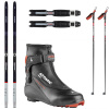 ATOMIC Savor XC Grip s viazaním NNN Automatic + Obuv ATOMIC Redster CS JR + Palice