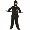 Kostým pre chlapca - Knightský kostým bojovník Ninja Black 95-105 cm (Kostým pre chlapca - Knightský kostým bojovník Ninja Black 95-105 cm)
