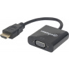 Manhattan 151467 HDMI / VGA adaptér [1x HDMI zástrčka - 1x VGA zásuvka] černá 0.26 m