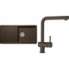 Set Schock S3-1 (dřez Toledo D-100L Bronze + baterie Epos Bronze)