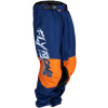 Fly Racing nohavice Kinetic Khaos, 2023 detské biela/modrá/oranžová veľkosť 22