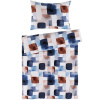 TipTrade (CZ) · Saténové posteľné obliečky Echo s akvarelovým vzorom - Bedtex Exclusive - 100% bavlna - 70 x 90 cm + 140 x 200 cm